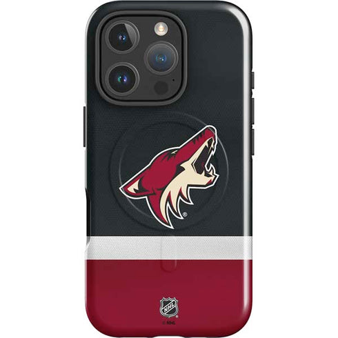 NHL Arizona Coyotes Jersey iPhone 16 Pro Magsafe Impact Case